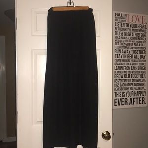 H & M long black skirt